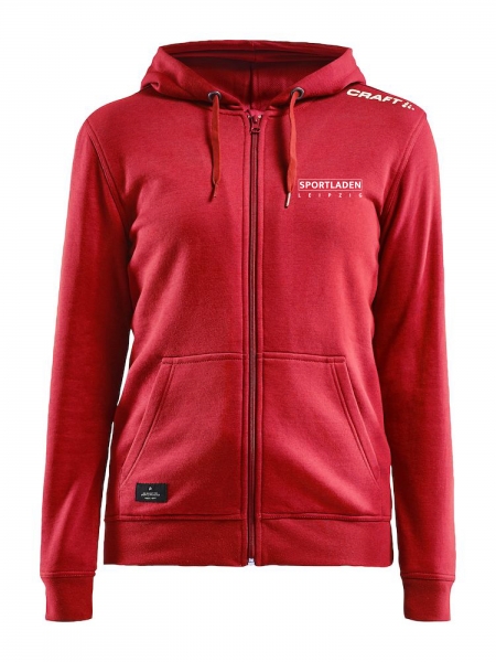 Craft Community Hoodie Zip Damen - Rot